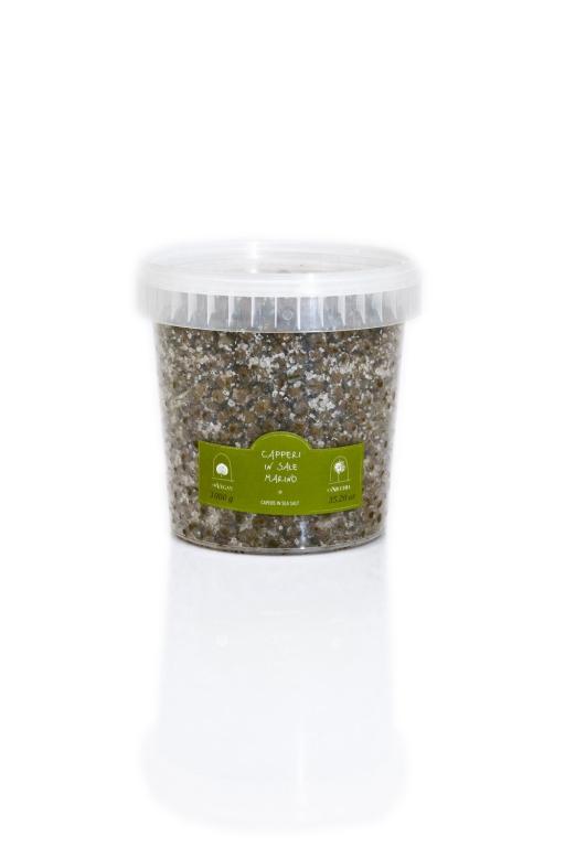 Kleine kappertjes 4-8mm Ø op zeezout