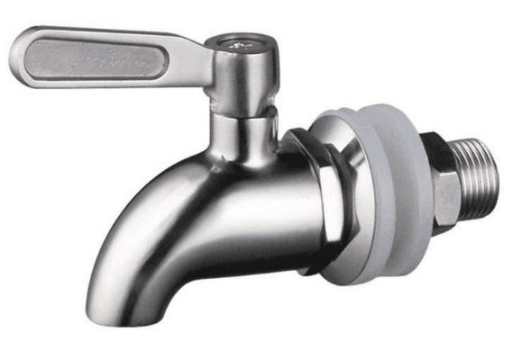 kraantje voor inox tank