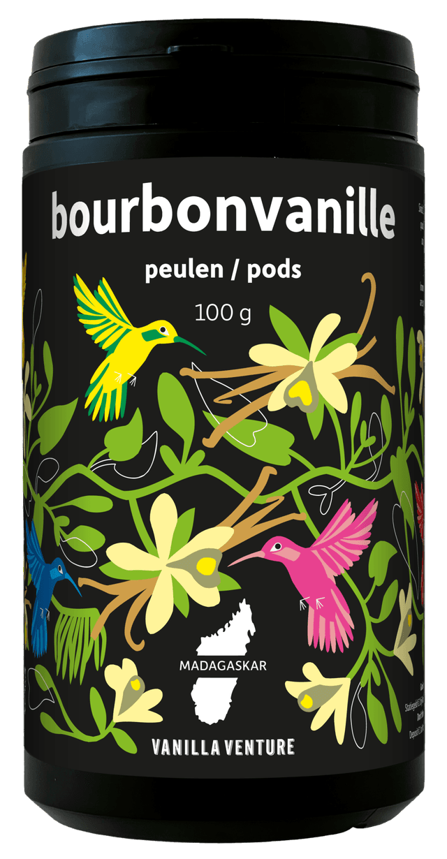 Bourbon vanillestokjes 100gr BUS