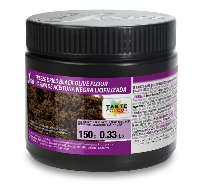 Freeze dried black olive flour Sosa