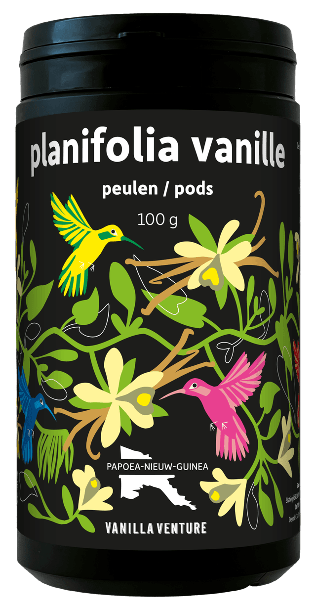 Planifolia vanillestokjes 100gr BUS