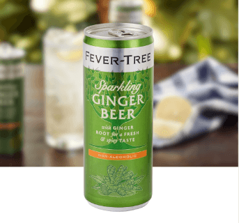 Fever Tree Sparkling Ginger Beer 12 x 250 ml BLIK