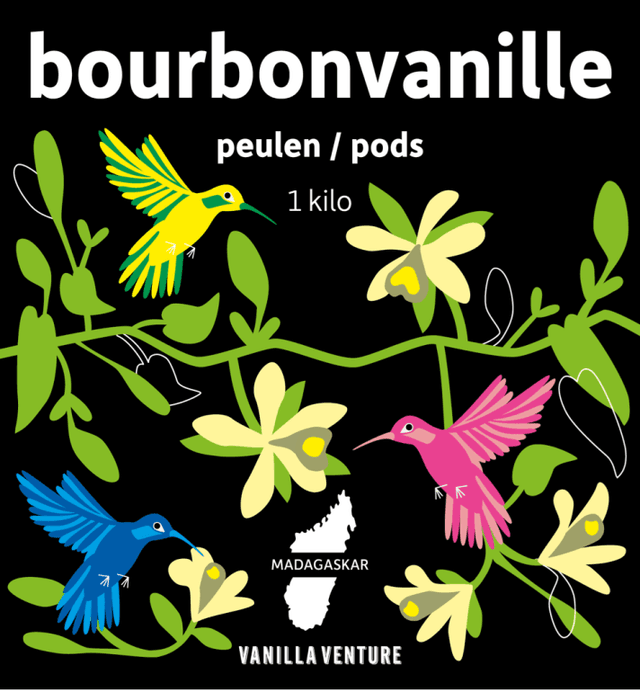 Bourbon vanillestokjes 1kg (vacuumpack)