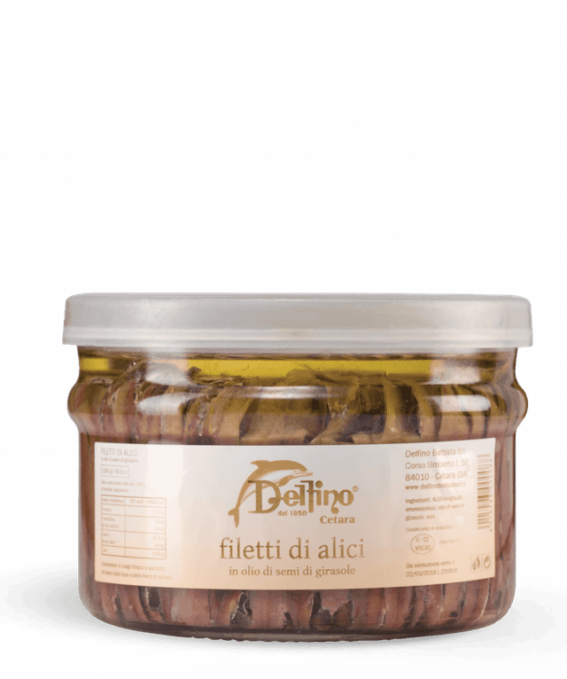 Ansjovis op olie Delfino