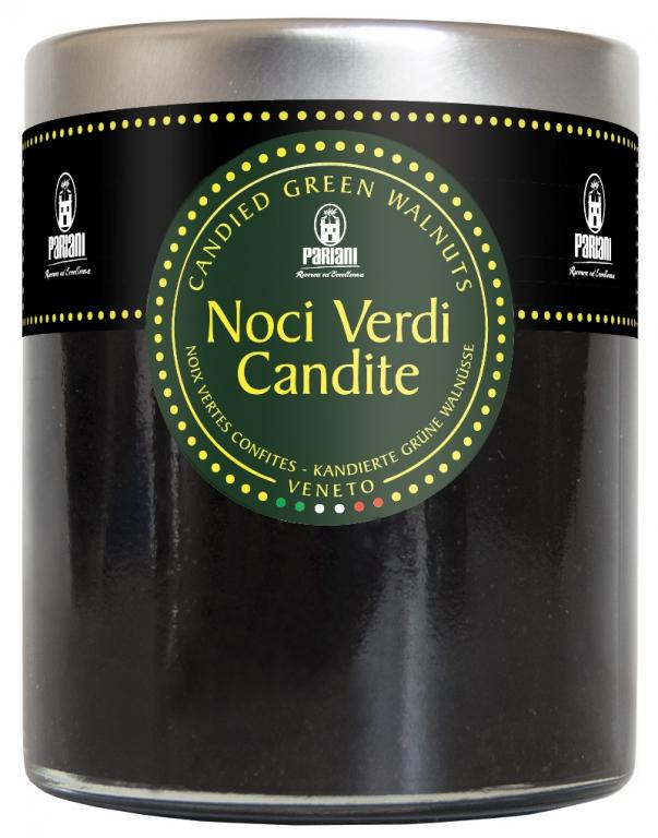 Gekonfijte groene walnoot