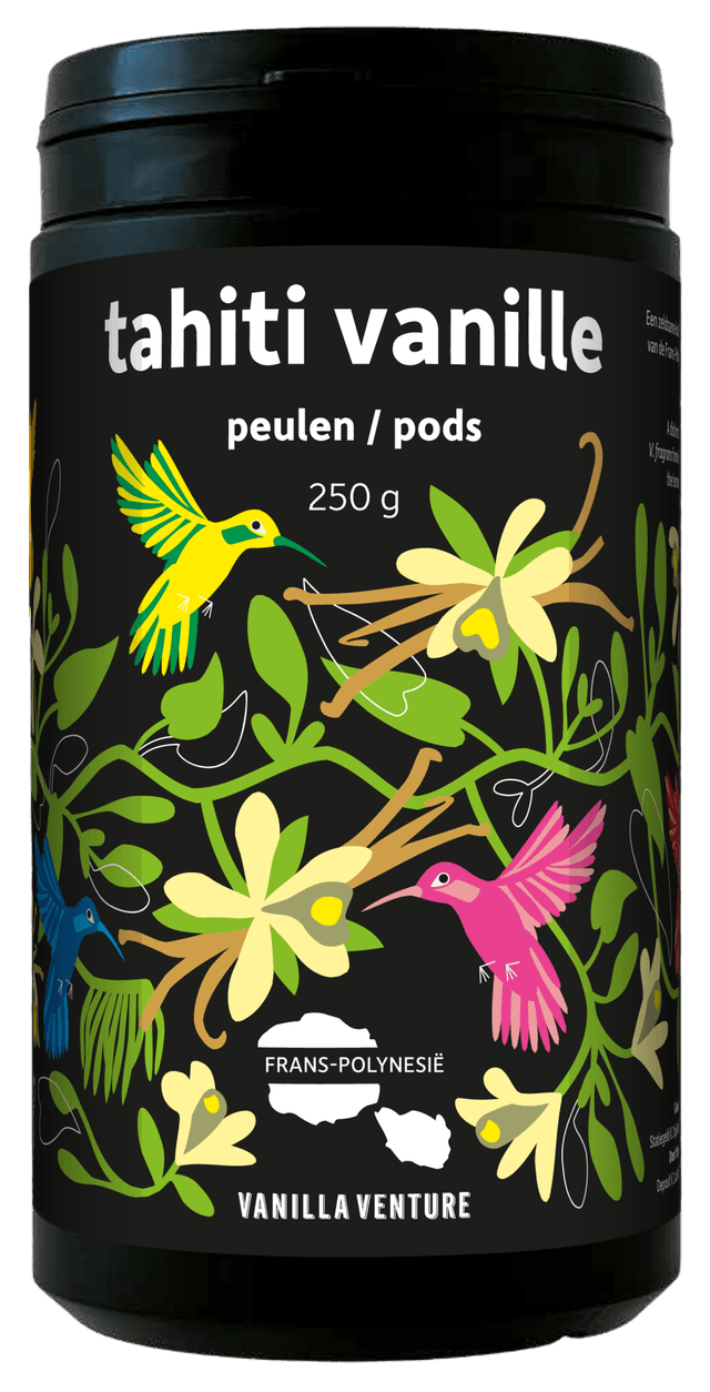 Tahiti vanillestokjes Cru Raiatea 250gr BUS