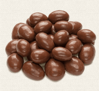 Amandel in melkchocolade 