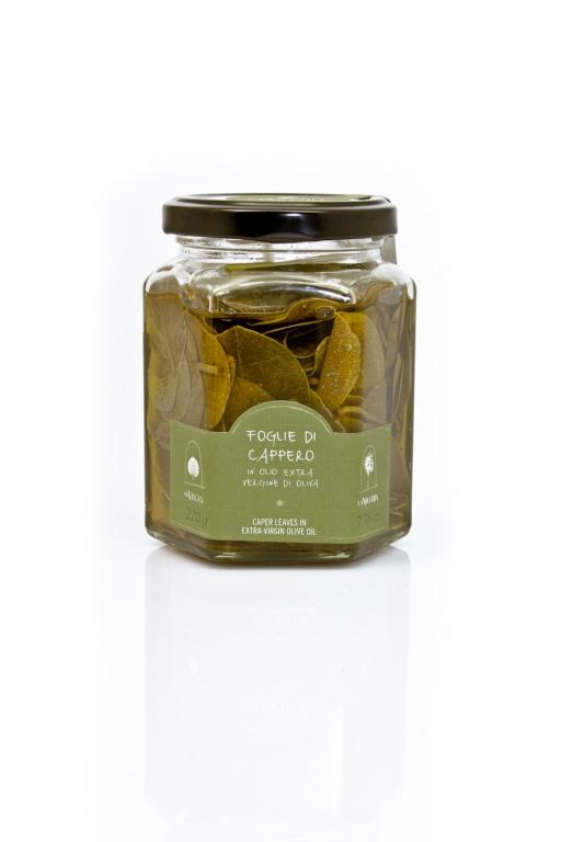 Kappertjesblad in EV-olijfolie